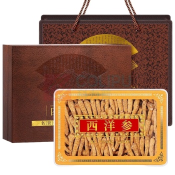 福东海 FU DONG HAI 西洋参段礼盒 皮纹盒参段 200g 7克/根