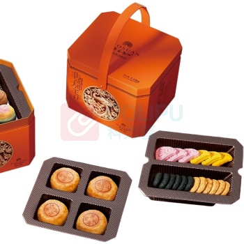 荣诚 潮韵华章月饼礼盒 1.12kg 一件代发