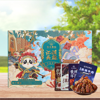 组合套装(云上布拉江湖英雄礼盒540g+2026来伊份常规礼盒多肉欢聚G款)