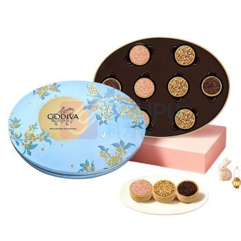 歌帝梵 GODIVA 中秋系列四海月圆巧克力礼盒 135g 顺丰京东一件代发