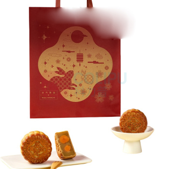 澳门英记 低糖双黄白莲蓉月饼 720g 顺丰京东一件代发