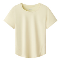 Jeep 女式短袖T恤衫 J522084502 S/M/L/XL/2XL/3XL (鹭白/红豆粉/品牌黑/香草黄) 颜色/尺码请备注订单上