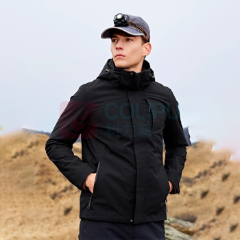 Jeep 两层冲锋衣 J432074058 S/M/L/XL/2XL/3XL/4XL (品牌黑/樱木色/松柏绿) 颜色/尺码请备注订单上