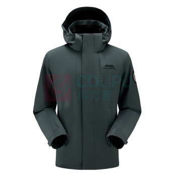 Jeep 两层冲锋衣 J432074058 S/M/L/XL/2XL/3XL/4XL (品牌黑/樱木色/松柏绿) 颜色/尺码请备注订单上