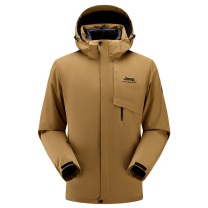 Jeep 男式冲锋衣羽绒两件套 J342094087 M/L/XL/2XL/3XL/4XL (品牌黑/藏青色/密林绿/云褐色) 颜色/尺码请备注订单上