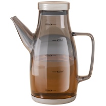 优勤 高硼硅玻璃油壶600ml 1514-3 (灰透)