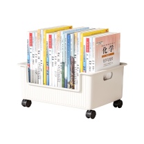 优勤 桌下书本收纳箱-大号带轮 JR-ZXSBSNX-BSDHDL-977Y (白色)