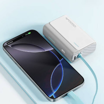 CUKTECH 酷态科 充电宝 自带线 LPB100 30W 10000mAh (星云灰)