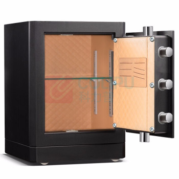 得力 deli 入柜式全钢商务保管箱家用 4115G 外520*380*340mm内442*372*267mm 46.6kg
