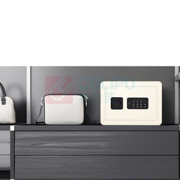 得力 deli 电子密码保管箱 33515 外H250*W350*D250mm (白色) 9.1KG