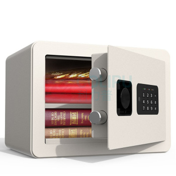 得力 deli 电子密码保管箱 33515 外H250*W350*D250mm (白色) 9.1KG