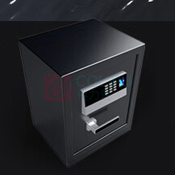 得力 deli 指纹密码保管箱 4073 H695 (银灰)
