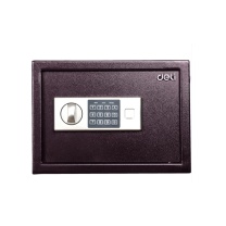 得力 deli 电子密码保管箱 33116 H250*W350*D300mm (棕色)