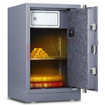 得力 deli 电子密码保管箱 3645A 外部尺寸:H700*W430*D380(含脚轮),内部尺寸:H460*W405*D285mm