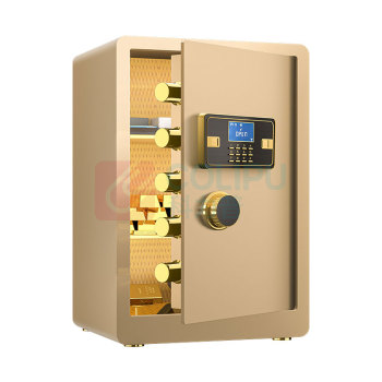 臻远 电子密码保管箱保险柜 ZY5062326 38*34*60cm (金色) 16KG 默认发顺丰