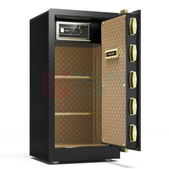虎牌 电子密码保管箱 BGX-A1/D-100BL 外H1000*W500*450mm 内H700*W470*D360mm (睿智黑/咖啡色) 56KG