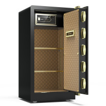 虎牌 电子密码保管箱 BGX-A1/D-100BL 外H1000*W500*450mm 内H700*W470*D360mm (睿智黑/咖啡色) 56KG
