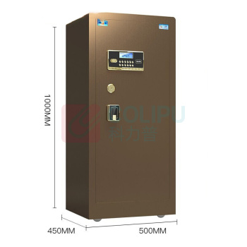 虎牌 电子密码保管箱 BGX-A1/D-100BL 外H1000*W500*450mm 内H700*W470*D360mm (睿智黑/咖啡色) 56KG