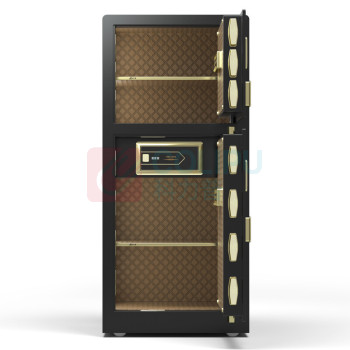 虎牌 TIGER 电子密码保管箱 BGX-M/D-120BLS 外H1200*W600*D560mm 内上H380*W570*D470mm 内下H500*W570*D470mm (睿智黑/咖啡色) 100KG