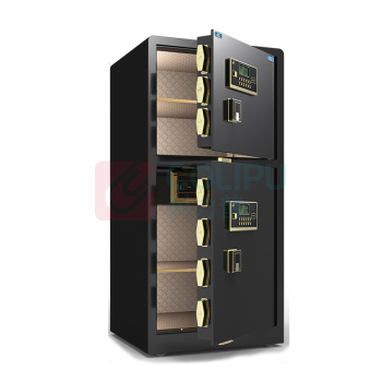 虎牌 TIGER 电子密码保管箱 BGX-M/D-120BLS 外H1200*W600*D560mm 内上H380*W570*D470mm 内下H500*W570*D470mm (睿智黑/咖啡色) 100KG