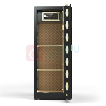 虎牌 TIGER 电子密码保管箱 BGX-A1/D-150BL 外H1500*W600*560mm 内H1100*W570*D470mm (睿智黑/咖啡色) 110KG