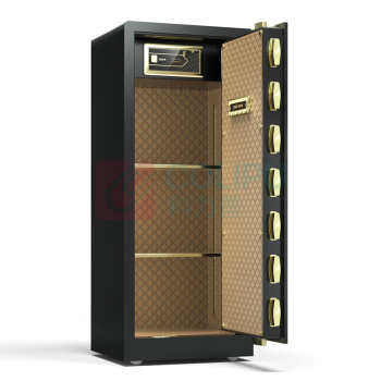 虎牌 TIGER 电子密码保管箱 BGX-A1/D-150BL 外H1500*W600*560mm 内H1100*W570*D470mm (睿智黑/咖啡色) 110KG