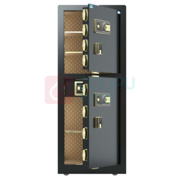 虎牌 TIGER 电子密码保管箱 BGX-M/D-150BLS 外H1500*W600*D560mm 内上H620*W570*D470mm 内下H550*W570*D470mm (睿智黑/咖啡色/土豪金) 110KG