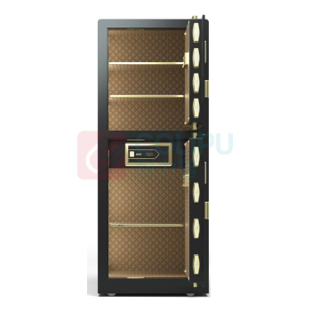 虎牌 TIGER 电子密码保管箱 BGX-M/D-150BLS 外H1500*W600*D560mm 内上H620*W570*D470mm 内下H550*W570*D470mm (睿智黑/咖啡色/土豪金) 110KG