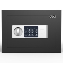 得力 deli 电子密码保管箱 92620 外H250*W350*D250mm (黑色) 9.7KG