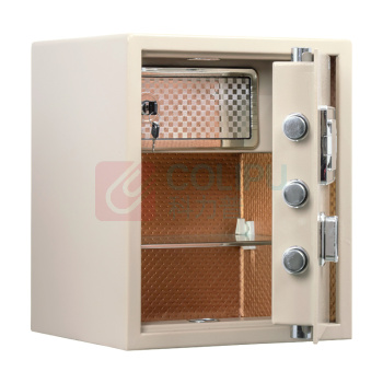 甬康达 电子锁保管箱 BGX-D1-450-XY 外H450*W390*D330mm 内H432*W382*D312mm 24kg (象牙白) (不含安装)
