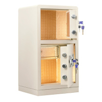 甬康达 电子锁保管箱 BGX-D1-730S-XY 外H800*W430*D380mm 内H240*W410*D340mm,H390*W410*D340mm 50kg (象牙白) (不含安装)
