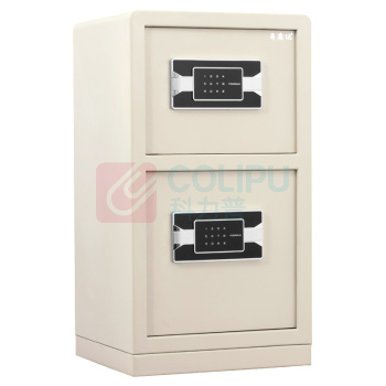 甬康达 电子锁保管箱 BGX-D1-730S-XY 外H800*W430*D380mm 内H240*W410*D340mm,H390*W410*D340mm 50kg (象牙白) (不含安装)