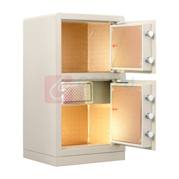 甬康达 电子锁保管箱 BGX-D1-730S-XY 外H800*W430*D380mm 内H240*W410*D340mm,H390*W410*D340mm 50kg (象牙白) (不含安装)