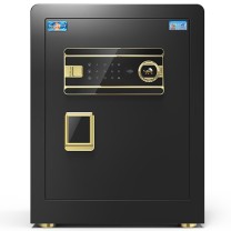 虎牌 TIGER 电子密码保险柜 博瑞45 外H450*W380*D320mm 内H270*W370*D250mm (钢琴黑) 14±2KG