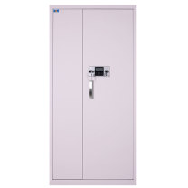 虎牌 TIGER 电子保密档案资料柜钢制保险柜 1850型 900*390*1850mm (白色) 冷轧钢板通体二门密码锁