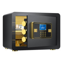 臻远 全钢实心保险柜电子款 ZY-NW-BXGS-10 外W350*D300*H300mm内W340*D220*H290mm (黑色) 14KG