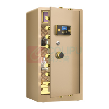 臻远 全钢实心保险柜电子款 ZY-NW-BXGS-57 外W550*D500*1200mm内W540*D420*H950mm (金色) 75K