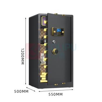 臻远 全钢实心保险柜电子款 ZY-NW-BXGS-58 外W550*D500*1200mm内W540*D420*H950mm (黑色) 75K