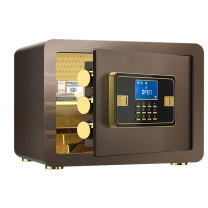 臻远 全钢实心保险柜电子款 ZY-NW-BXGS-11 外W350*D300*H300mm内W340*D220*H290mm (咖色) 14KG
