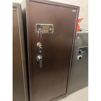 虎牌 防盗财务专用单门保险柜 钥匙+密码 1.2m 咖啡金