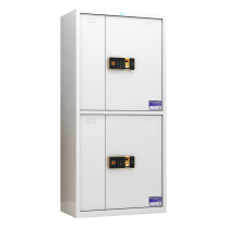 臻远 带斗通双节保密柜 指纹密码锁 ZY-BMG-14 1850*900*430mm (灰白色)