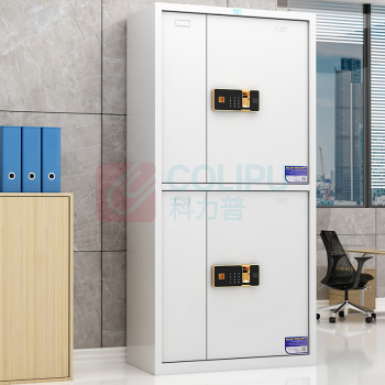 臻远 带斗通双节保密柜 指纹密码锁 ZY-BMG-14 1850*900*430mm (灰白色)