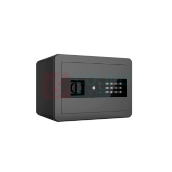 得力 deli 家用小型密码保险箱保管箱 27209 H250*W350*D250mm (黑色)