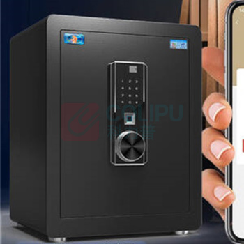 虎牌 TIGER 保险柜家用小型床头保险箱办公财务专用 密码指纹WIFI远程全钢防盗可入墙固定入衣柜保管箱(三层) 45cm高 密码款(密码+钥匙) (黑色)