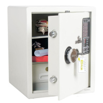 富甲 FUJIA 电子钥匙密码锁保险箱 JAM43立抽 外H450*W356*D350mm (米白色) 41KG