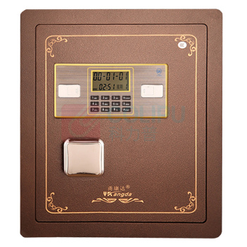 甬康达 国家3C认证电子保险柜 FDX-A/D-45 外H450*W390*D330 内H442*W382*D312mm (古铜色) 40KG
