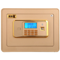甬康达 国家3C认证电子保险柜 FDG-A10/D-30 外H300*W370*D300mm 内H290*W360*D230mm (土豪金) 24KG 精致系列