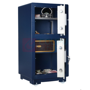 永发 YONGFA 3C认证电子式防盗保险柜 D-73BL3C 外H800*W400*D400mm (白色箱体蓝) 96KG 上海市含运,外省市运费另询
