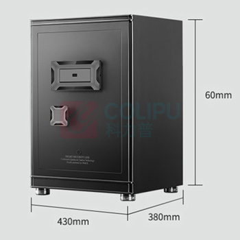 卡唛 尊宝系列 人脸识别+电子密码保险柜 FDG-A10/D-60HT 外H600*W430*D380mm (银黑色) 65KG
