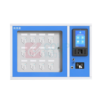 凯圣蓝 智能钥匙柜 KYS12C 800*220*600mm 12位 壁挂款智能屏幕 双人脸 双指纹 酒精检测 车牌显示功能 